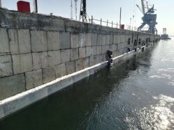 Repair of the Norilskgazprom pier