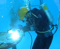 Underwater cutting
